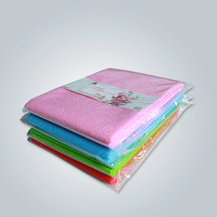 Flower packaging materials nonwoven embossed fabric