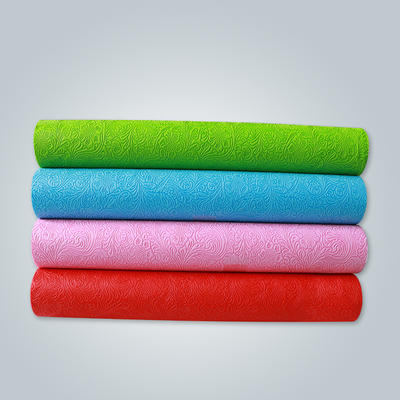 Eco - Friendly Flower Packing Spunbond Nonwoven With Good Looking Pattern