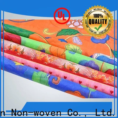 printed non woven fusible interlining nowoven personalized for tablecloth