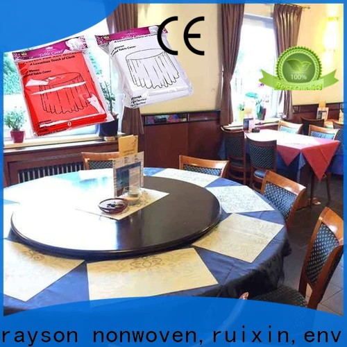 elegant raw material for non woven fabric time supplier for restaurant