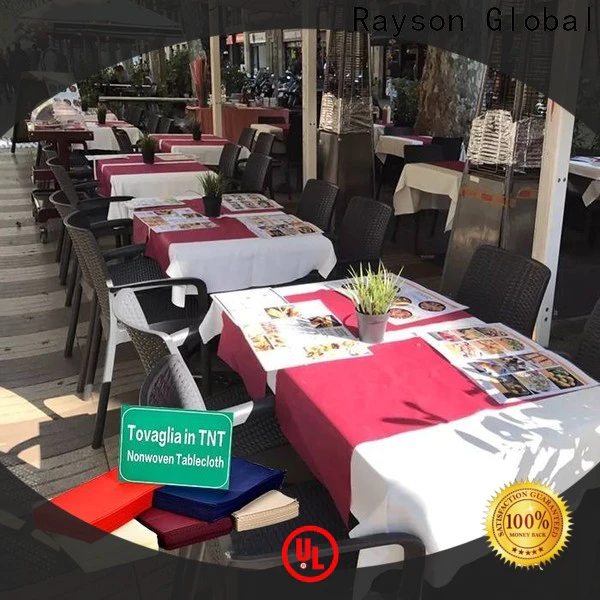 rayson nonwoven,ruixin,enviro biodegradable printed tablecloth manufacturer for home