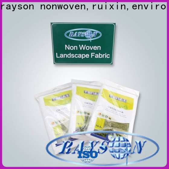 rayson nonwoven,ruixin,enviro breathable black weed control fabric manufacturer for indoor