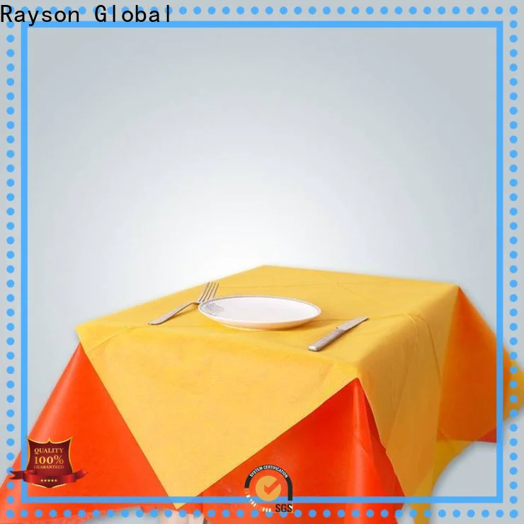 rayson nonwoven,ruixin,enviro nontoxic linen material series for tablecloth