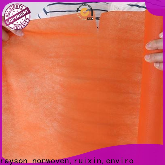 rayson nonwoven,ruixin,enviro pre-cut tablecloth factory manufacturer for clothes