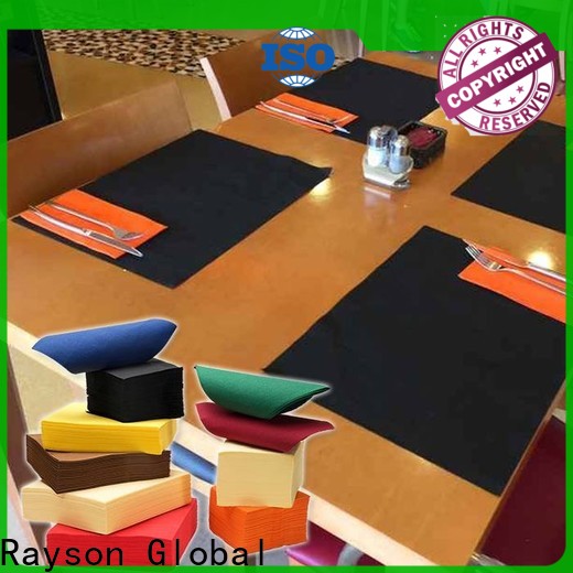 rayson nonwoven,ruixin,enviro clean orange tablecloth wholesale for indoor