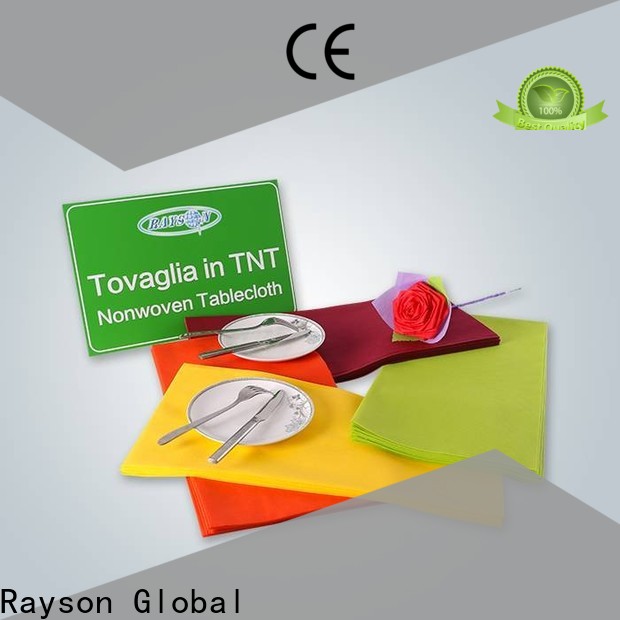 rayson nonwoven,ruixin,enviro nontoxic tablecloth roll personalized for tablecloth