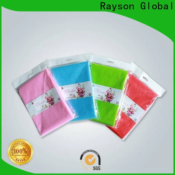 rayson nonwoven,ruixin,enviro weight non woven material suppliers factory price for tablecloth