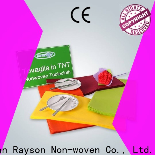 rayson nonwoven,ruixin,enviro shape round table covers wholesale for outdoor