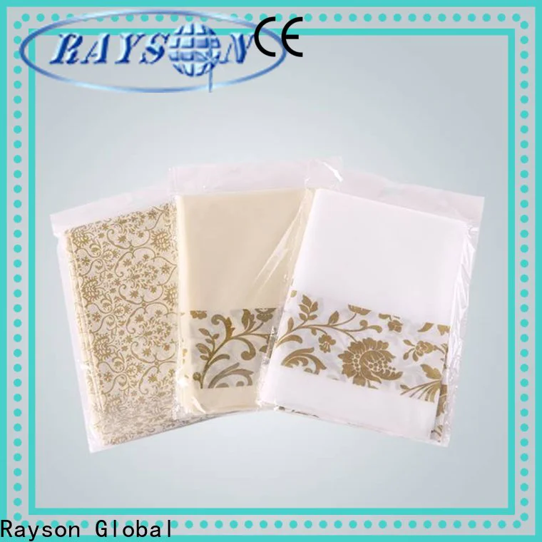 rayson nonwoven,ruixin,enviro spunbonded printed table throws manufacturer for home