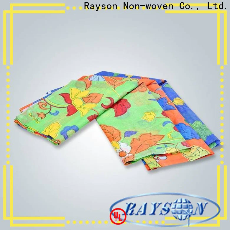 colorful 6 oz non woven geotextile fabric tablecloth series for table