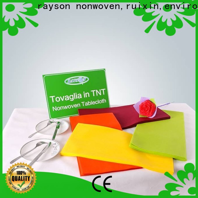 rayson nonwoven,ruixin,enviro clean non slip table cover directly sale for packaging