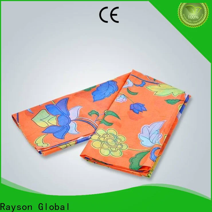 rayson nonwoven,ruixin,enviro colorful non woven fusible interlining personalized for tablecloth
