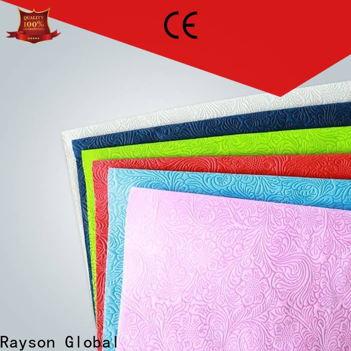 rayson nonwoven,ruixin,enviro nontoxic tablecloth for round table factory for outdoor