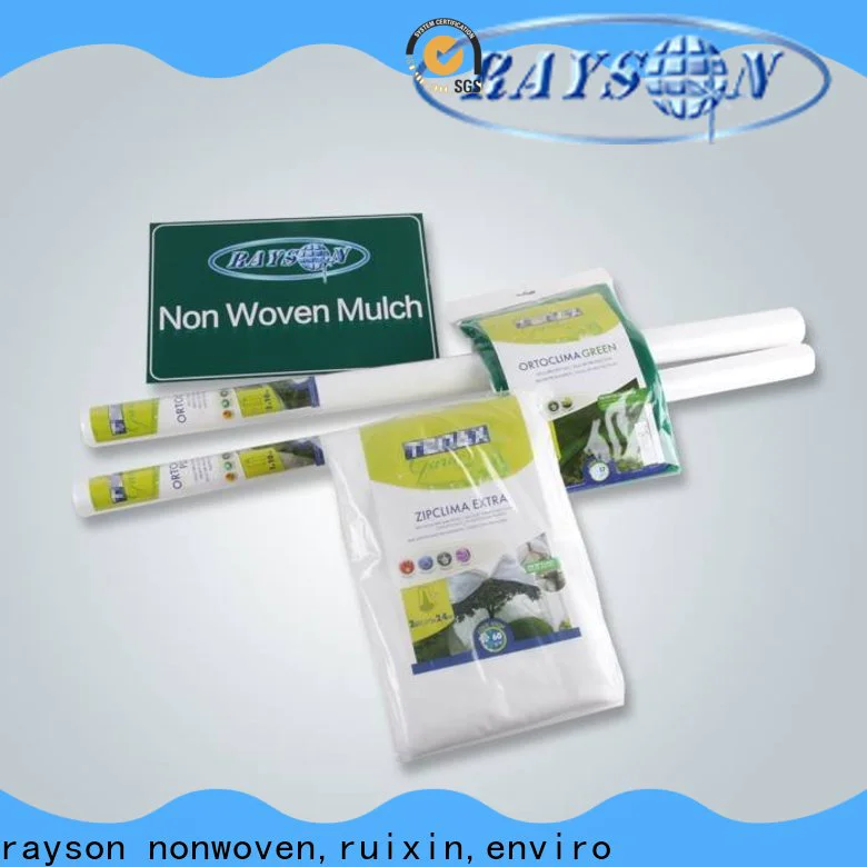 rayson nonwoven,ruixin,enviro color weed control fabric membrane manufacturer for outdoor