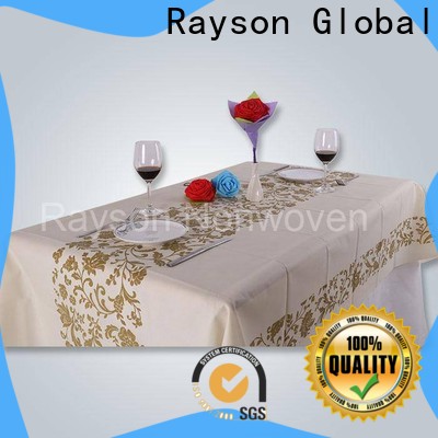 rayson nonwoven,ruixin,enviro antibacterial red tablecloth directly sale for tablecloth