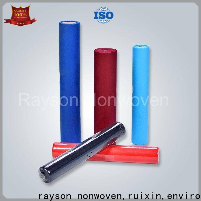 rayson nonwoven,ruixin,enviro 140x140cm best fabric for tablecloth personalized for outdoor