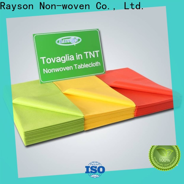 rayson nonwoven,ruixin,enviro packed custom tablecloths personalized for tablecloth