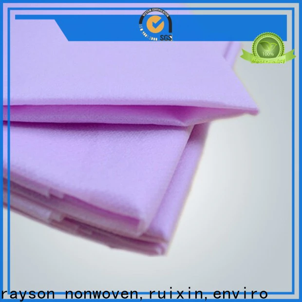 rayson nonwoven,ruixin,enviro medical needle punched non woven fabric factory for home