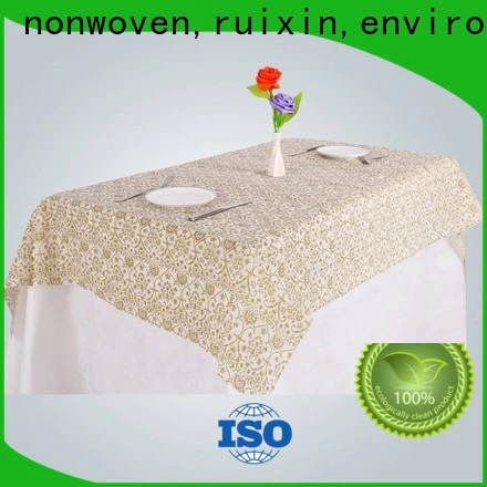 rayson nonwoven,ruixin,enviro clean table cloth online directly sale for outdoor