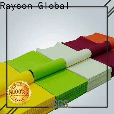 rayson nonwoven,ruixin,enviro bonded white linen tablecloth wholesale for tablecloth