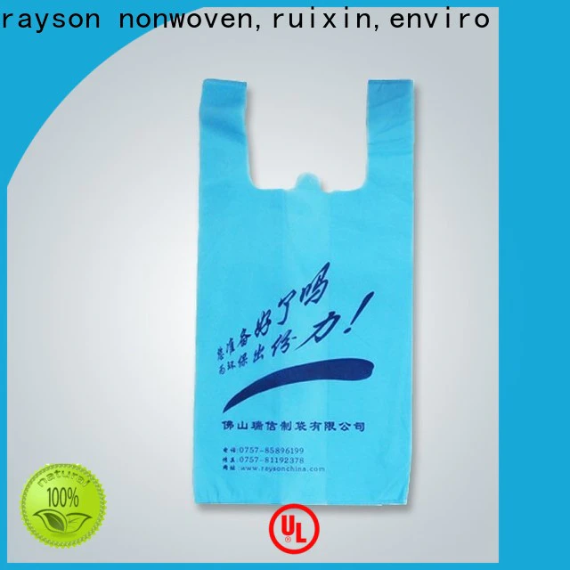 rayson nonwoven,ruixin,enviro bagmanufacturing non woven fabric cost customized for household