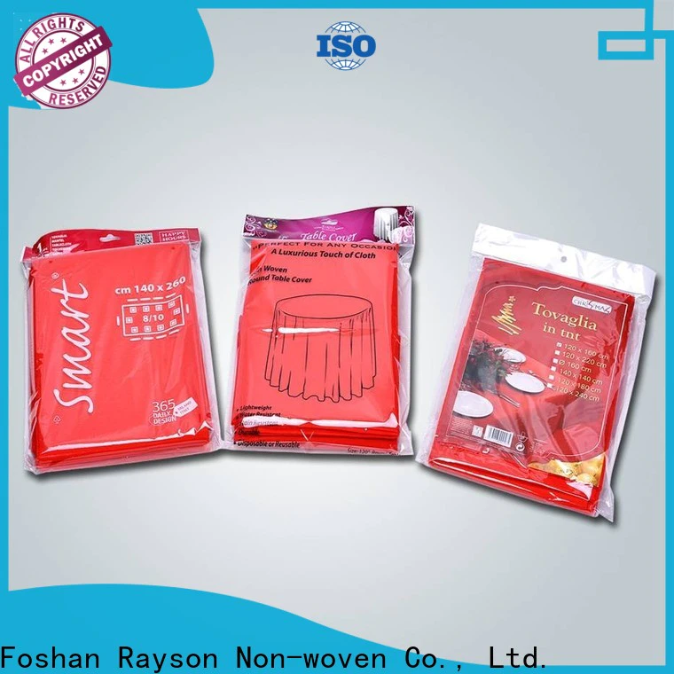 rayson nonwoven,ruixin,enviro degradable fabric placemats factory for tablecloth