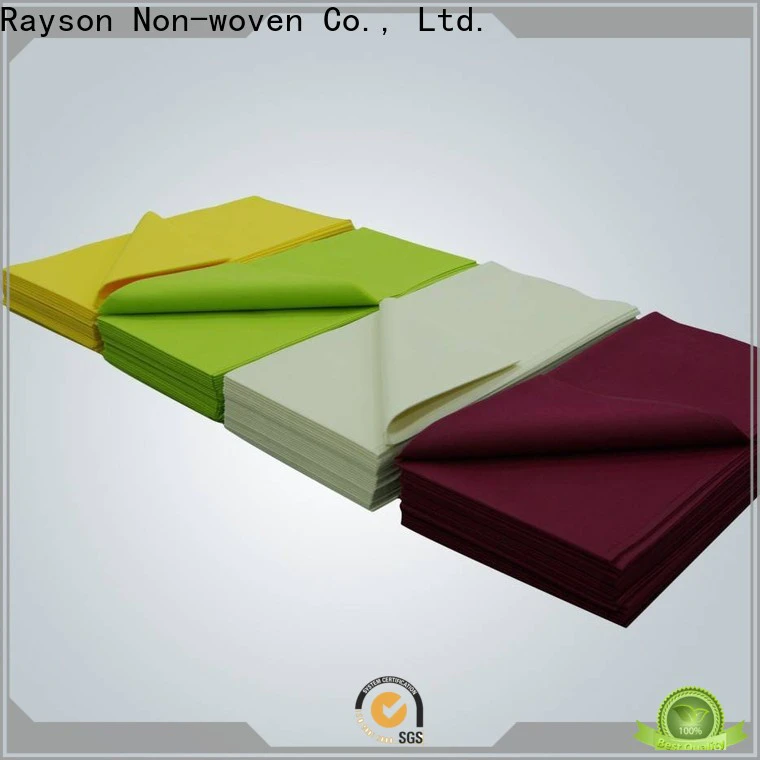rayson nonwoven,ruixin,enviro disposable non woven cloth factory for packaging