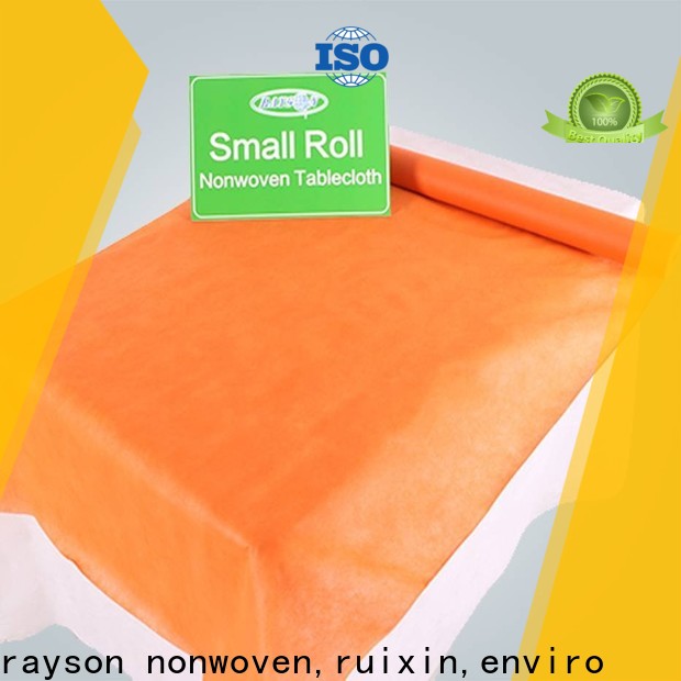 rayson nonwoven,ruixin,enviro clean linen napkins factory for tablecloth