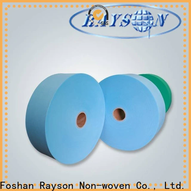 rayson nonwoven,ruixin,enviro industries raw material of non woven fabric factory price for adult