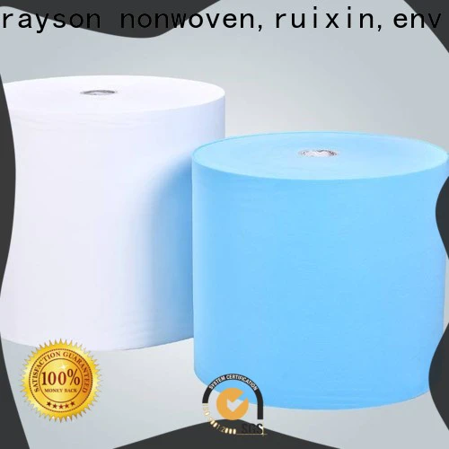 rayson nonwoven,ruixin,enviro oversea non woven fabric roll price list directly sale for shop