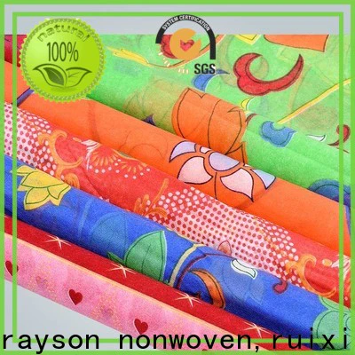 rayson nonwoven,ruixin,enviro arrival cost of non woven fabric roll factory for table