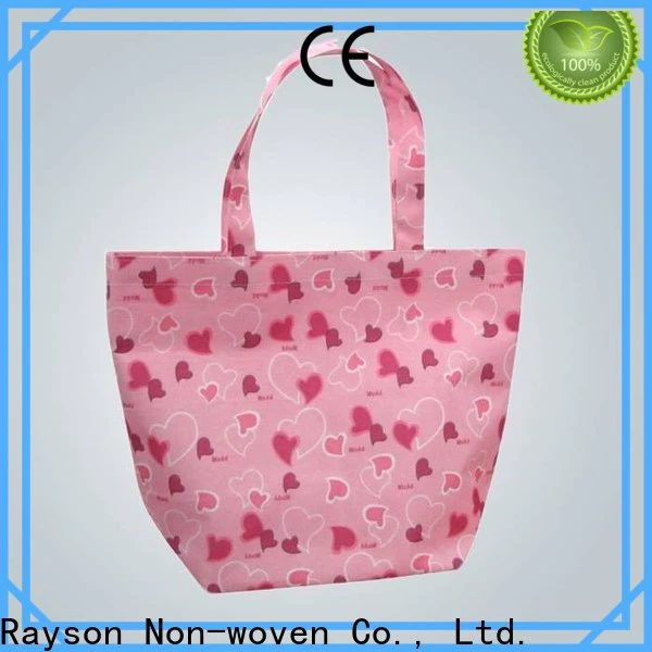rayson nonwoven,ruixin,enviro zipper non woven carry bag raw material with good price for indoor