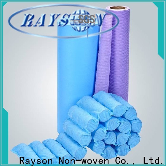 Rayson nonwoven, ruixin, enviro polyester non tissé lingettes de nettoyage vente directe pour l'intérieur