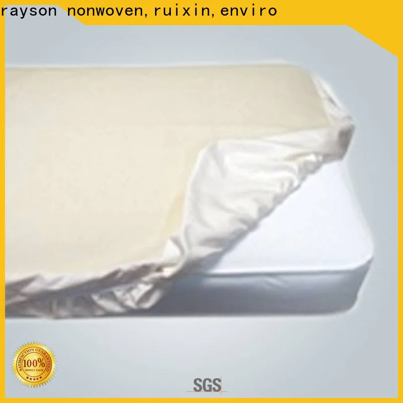 rayson nonwoven,ruixin,enviro bamboo ground cover fabric from China for mattress