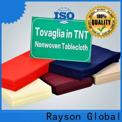 rayson nonwoven,ruixin,enviro brand tablecloth fabric by the metre inquire now for wedding