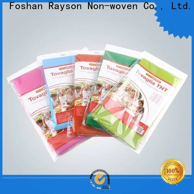 rayson nonwoven,ruixin,enviro antibacterial eco friendly tablecloths directly sale for outdoor