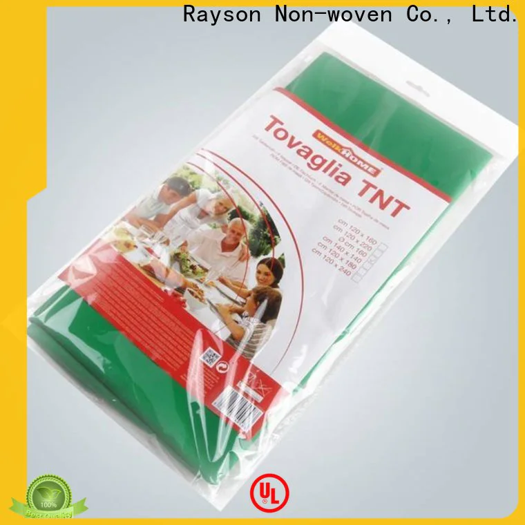 rayson nonwoven,ruixin,enviro without party table cloth directly sale for packaging