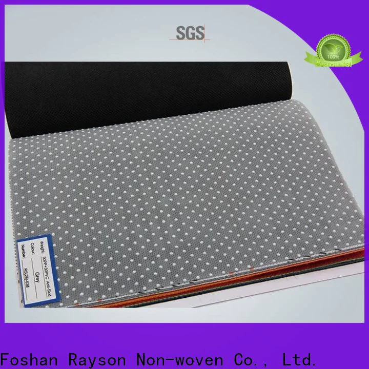 rayson nonwoven,ruixin,enviro skidproof non woven polypropylene fabric wholesale customized for hotel