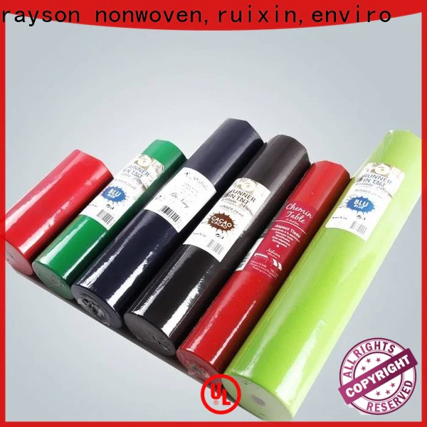 rayson nonwoven,ruixin,enviro precut wholesale fabric tablecloths wholesale for hotel