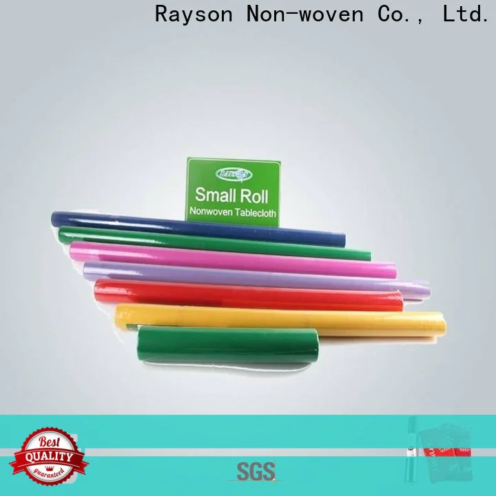 rayson nonwoven,ruixin,enviro pre-cut table covers with good price for clothes