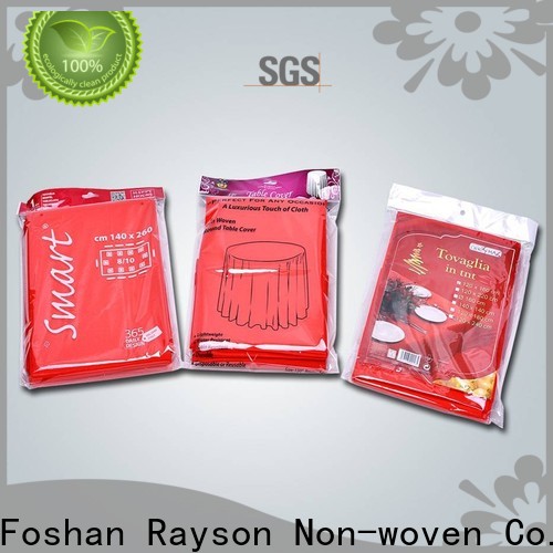 rayson nonwoven,ruixin,enviro slices table cover roll series for indoor