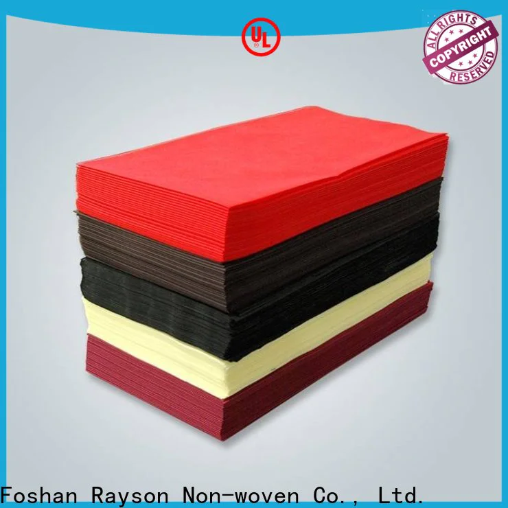 rayson nonwoven 45gr non woven fabric roll with good price for clothes