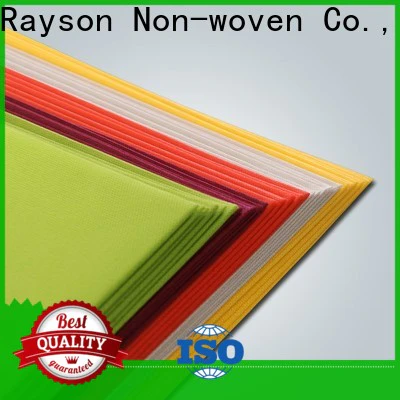multi-color polyester spunbond nonwoven fabric pvc design for household