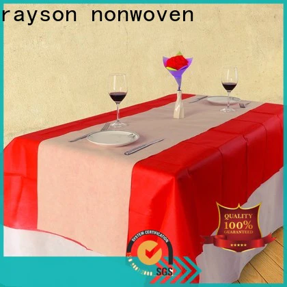 rayson nonwoven wedding fabric material personalized for home