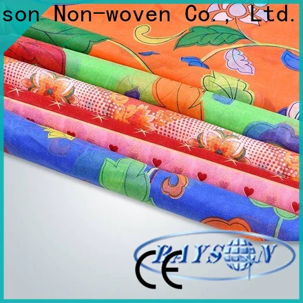 popular non woven printed fabric rolls 80gram series for covers