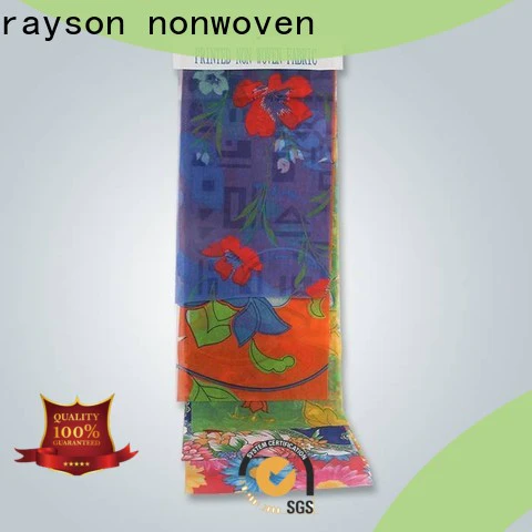 rayson nonwoven biodegradable non woven polypropylene material manufacturer for tablecloth