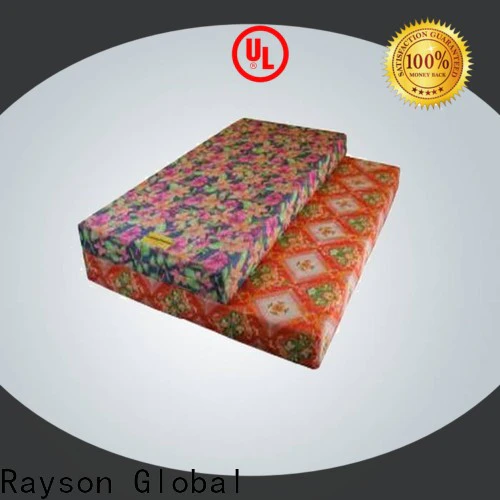 OEM cost of non woven fabric roll foam manufacturer for tablecloth