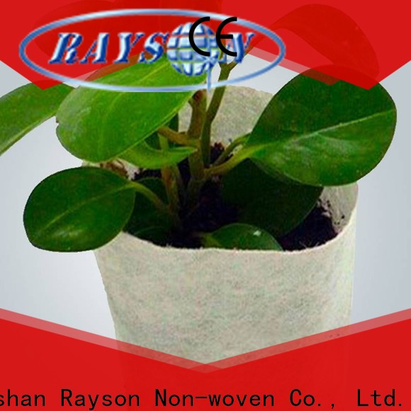 rayson nonwoven gardening black weed control fabric price for indoor