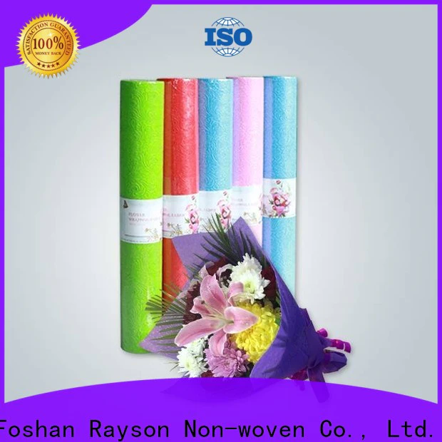 rayson nonwoven ODM spunbond nonwoven fabric price for bedsheet