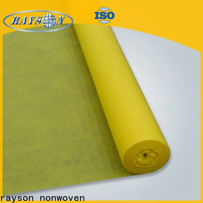 Rayson types of non woven fabrics base manufacturer for bags